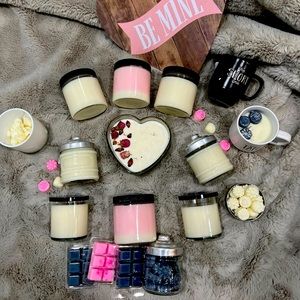Handmade candles and tartes